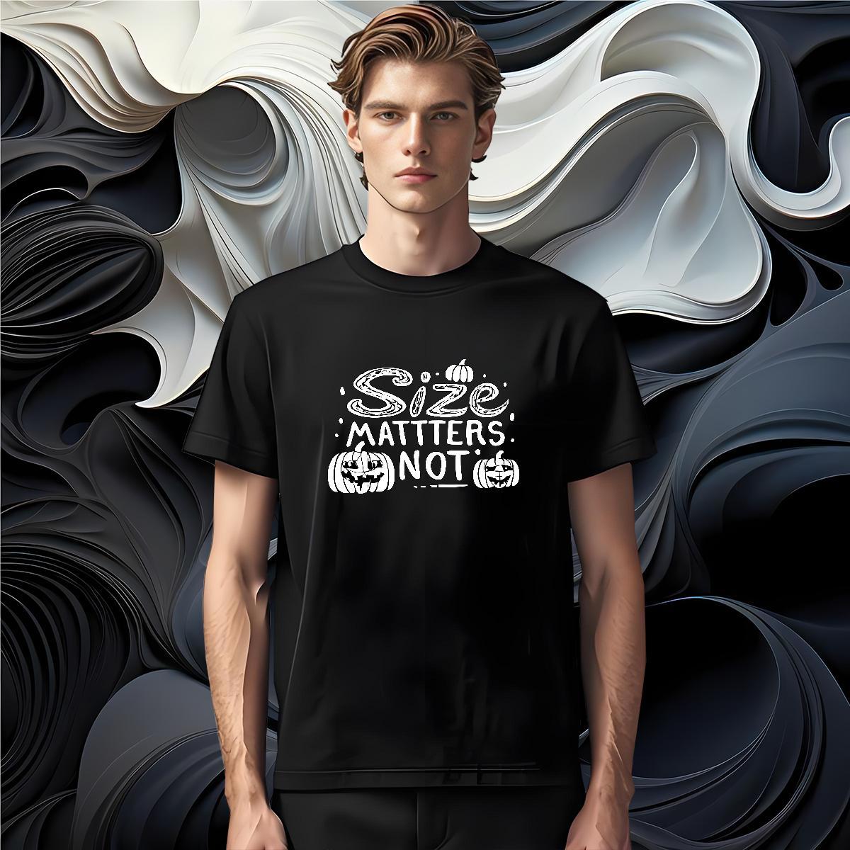 New Designer T shirt 230g Cotton pumpkin Daily Wear Top Tees Short Sleeve Soft Unisex Mens Tshirts Anime Print