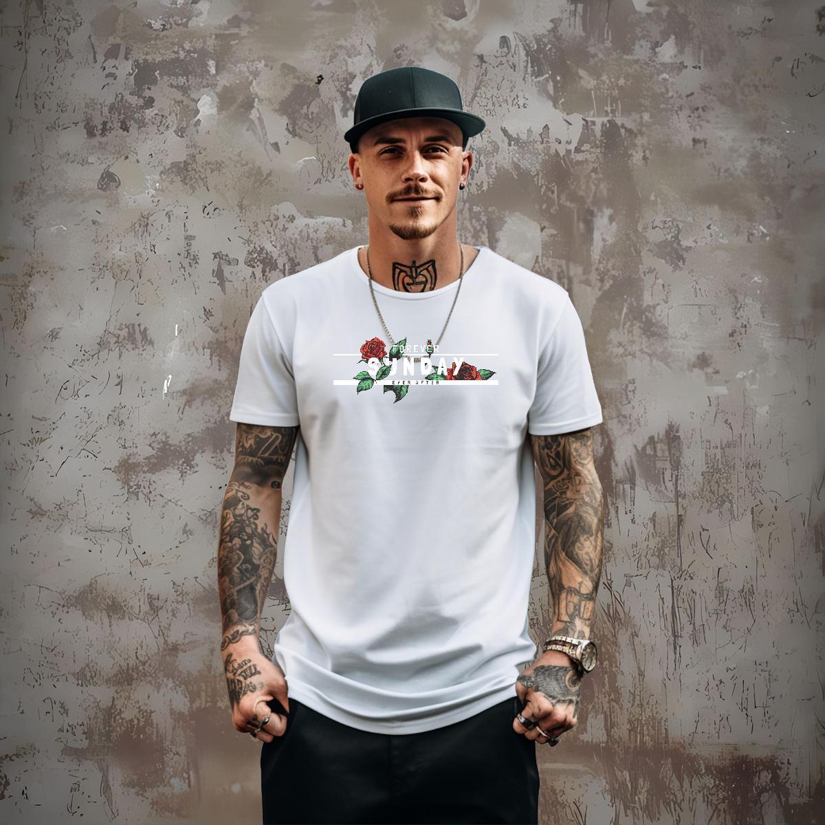Stylist Mens T Shirts 230g Cotton flower Casual Daily Wear Clothings Short Sleeve O-Neck Cool Design Mens Tshirts Custom Big Size