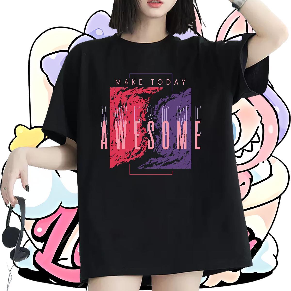 Designer Women T Shirts Breathable Crew Neck Woman Tshirt Cartoon Print tree Sport 230g 100% Cotton New Arrival Clothings