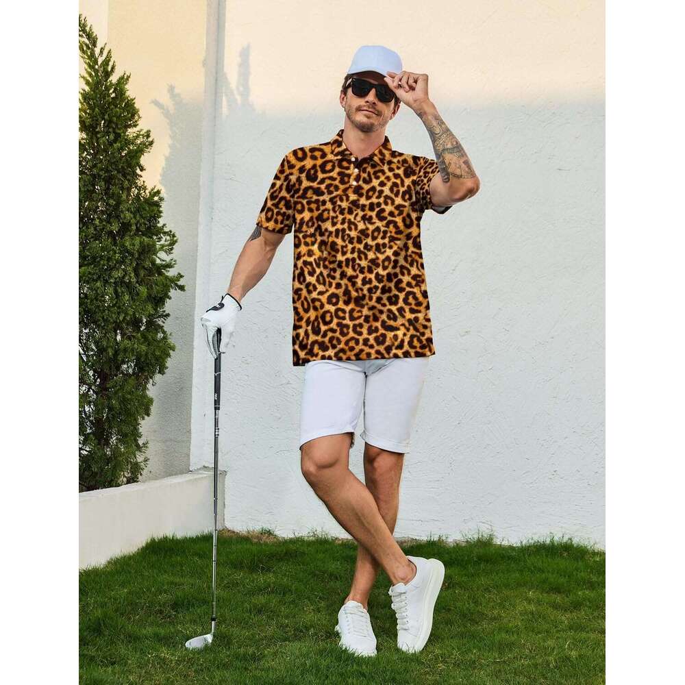 Fashion Mens Polo shirt Golf Shirts Athletic Fishing Short T-Shirt Summer Tennis Shirt Casual Tops tshirt tops summer clothes