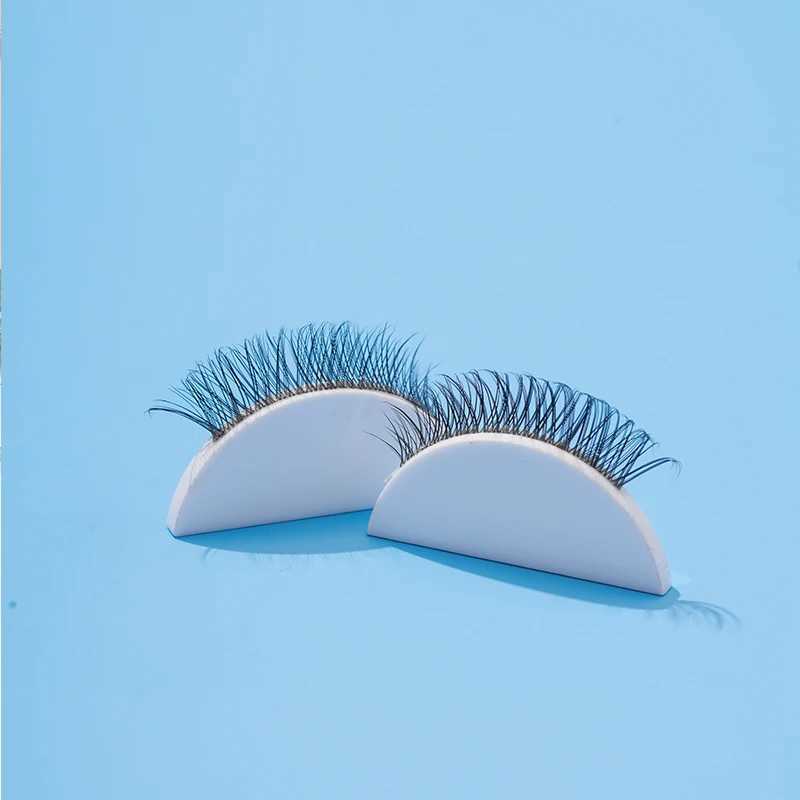 Manga fake eyelashes 10 pairs can enlarge the eyes naturally slim long pointed tail transparent fake eyelashes W240803