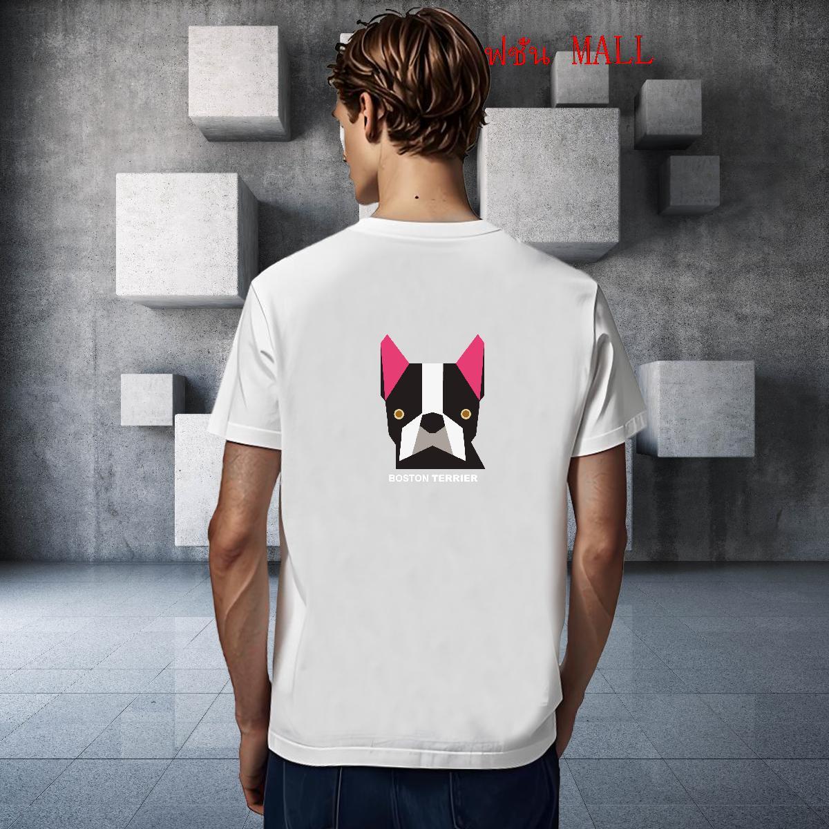 Fashion Design Mens T Shirts 230g 100% Cotton dog Street Casual Tees Shirts Crew Neck Breathable High Quality Tshirts Customized Print