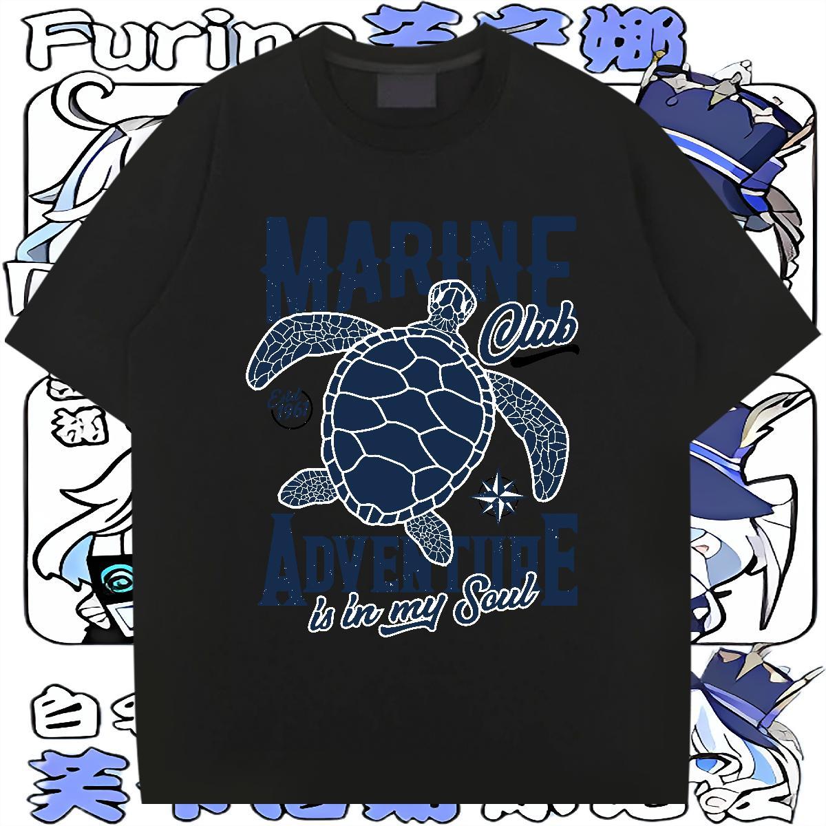 Fashion New T shirt 230g 100% Cotton High Street Hip Hop Top Tees Breathable Short Sleeve Popular Men Tops Tees Anime