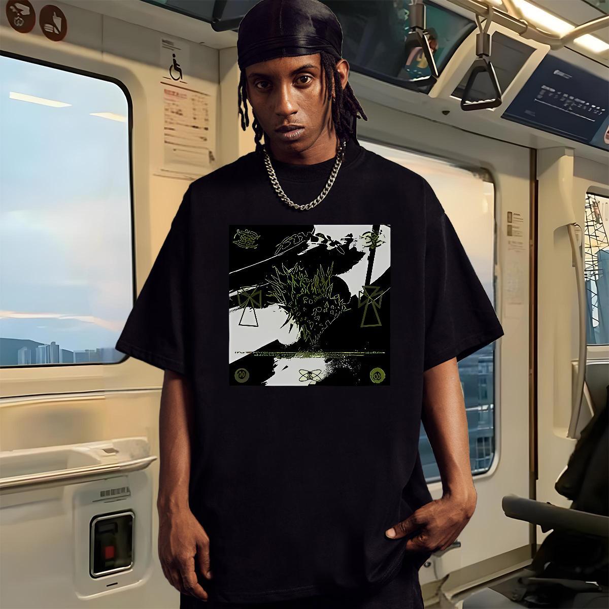 2024 Summer T shirt 230g 100% Cotton halloween Daily Wear Top Tees Breathable Comfortable Tshirt for Man Woman Oversized 4XL