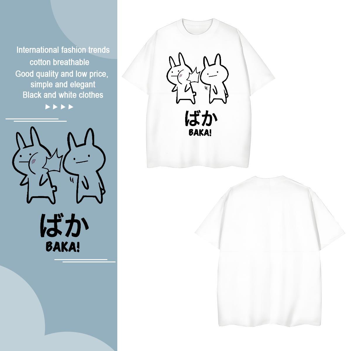 T Shirt For Man 230g Pure Cotton Hand drawn Spring Summer Short Sleeve O-Neck Custom Anime Men Tops Tees 2024 Designer Comfortable Tees Shirts