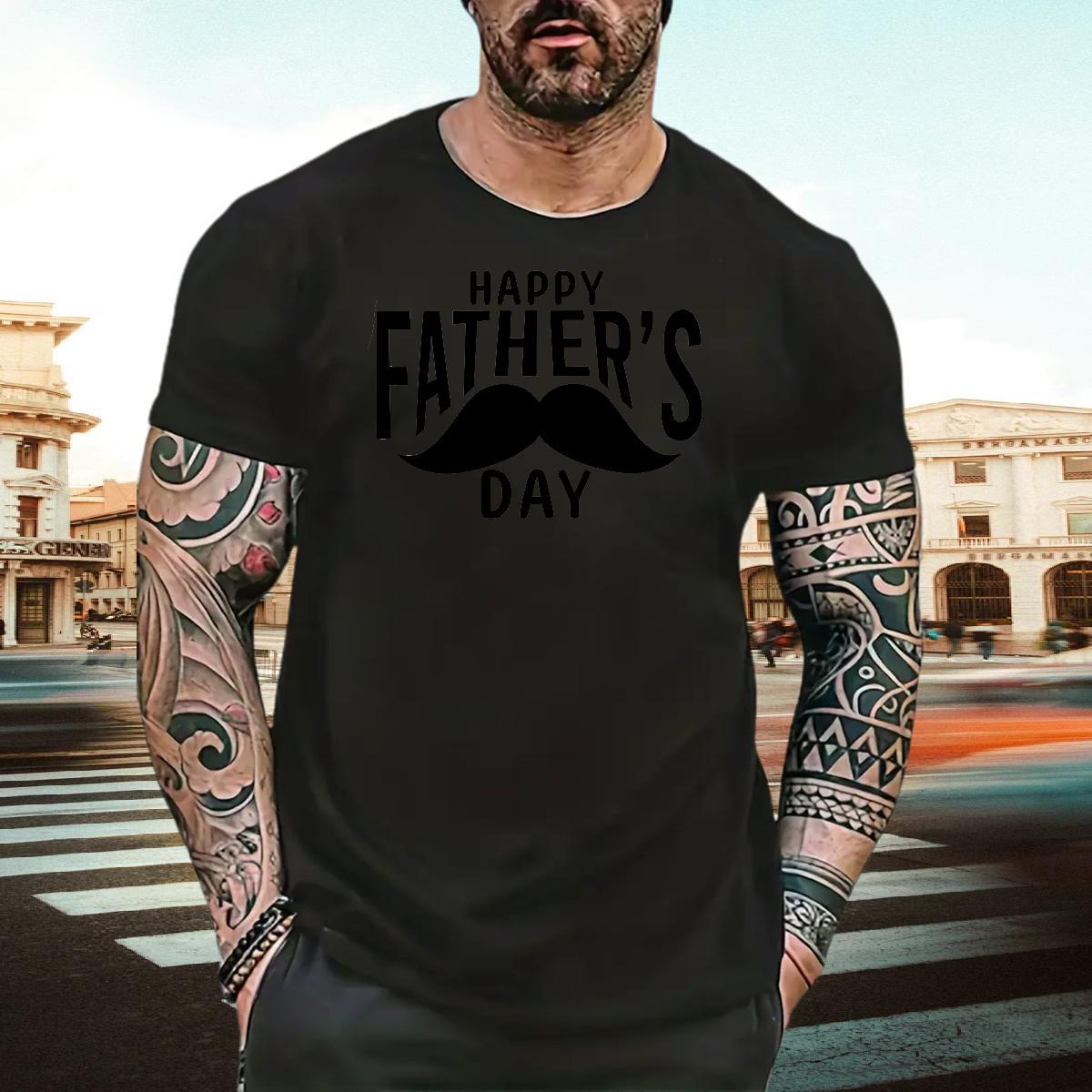 2024 DIY T shirt 230g 100% Cotton fathers day High Street Hip Hop Tee Shirt O-Neck Short Sleeve Free Shipping Men Tshirts Anime Print