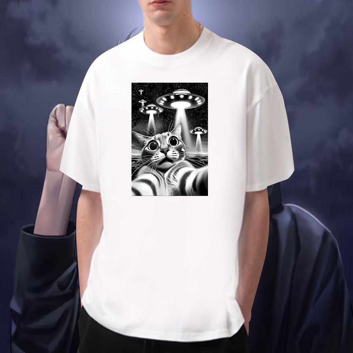 Casual New Mens T Shirts 230g Pure Cotton funny Daily Wear Polos Short Sleeve Soft Classic Tshirt for Man Woman Oversized 4XL