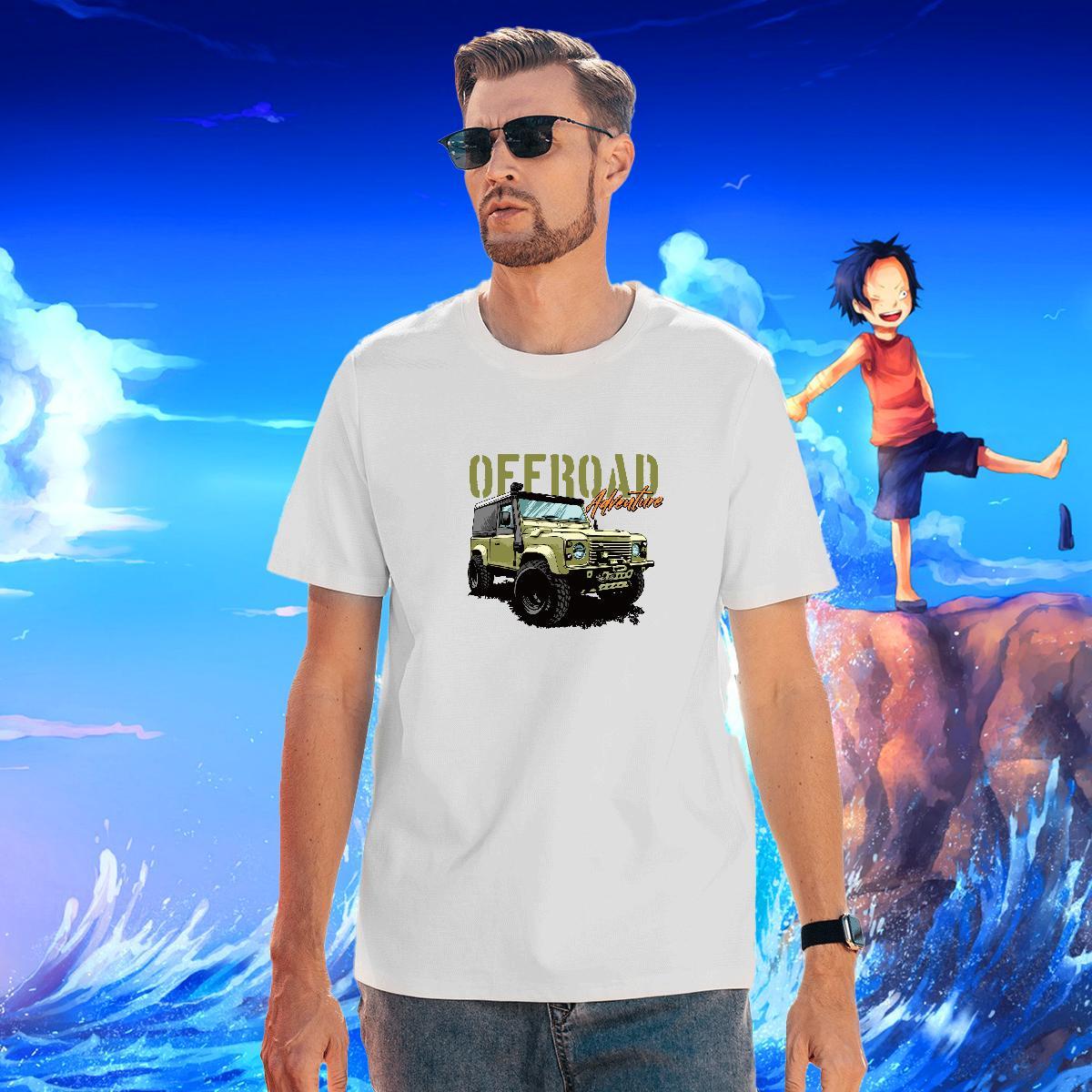 Wholesale Men Tops Tees 230g 100% Cotton Street Wear car DIY Printed Breathable Crew Neck Custom Mens T Shirts Clothes