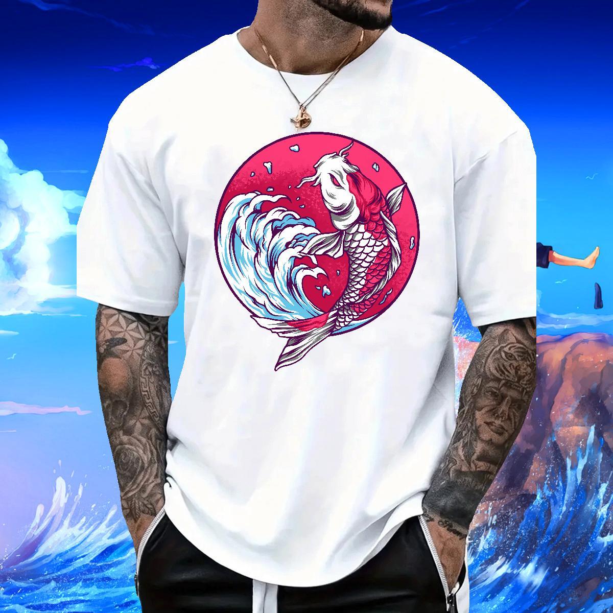 Fashion Men T Shirts 100% Cotton 230g Street Clothes Breathable Short Sleeve TOP Quality Men Tees Customized