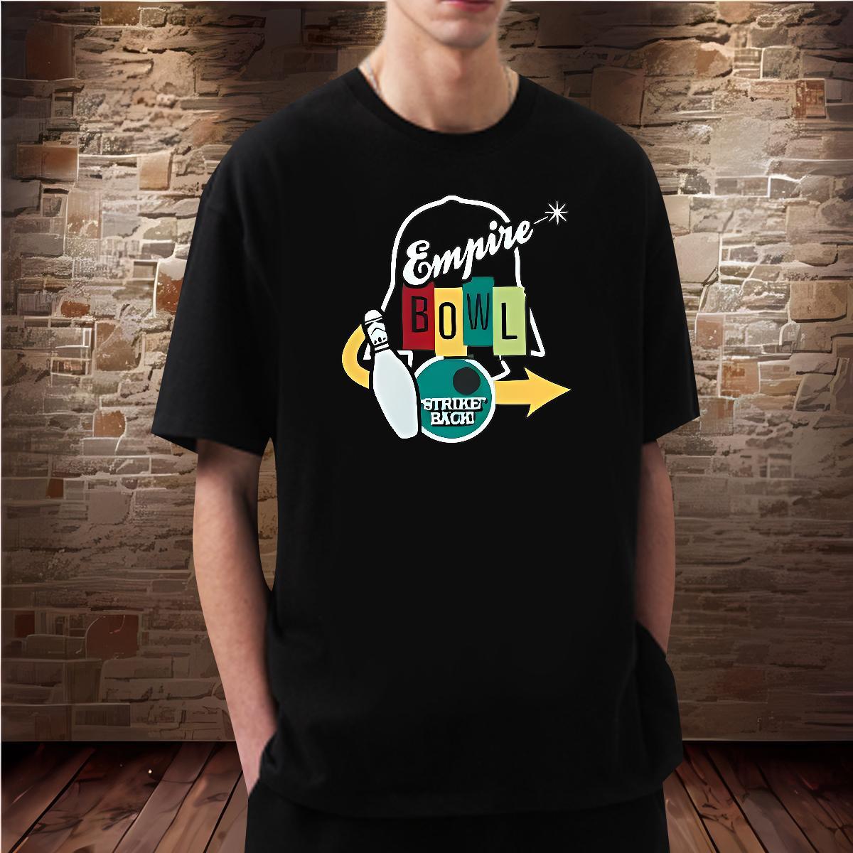 T-Shirts 230g Pure Cotton bowling Sports Casual Breathable Crew Neck DIY Tshirt for Man Woman Fashion Casual Comfortable Wear