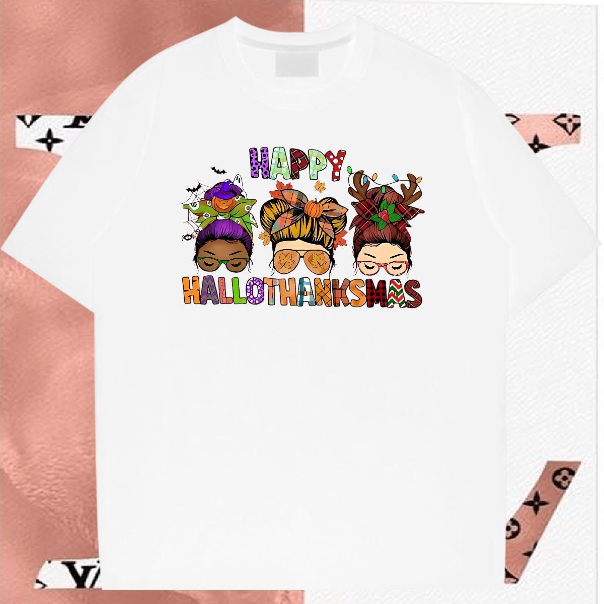 T-Shirts for Men 230g Cotton halloween Street Casual Breathable Crew Neck Oversized 3XL 4XL Couples T Shirts Fashion Casual Unisex Tees Shirts