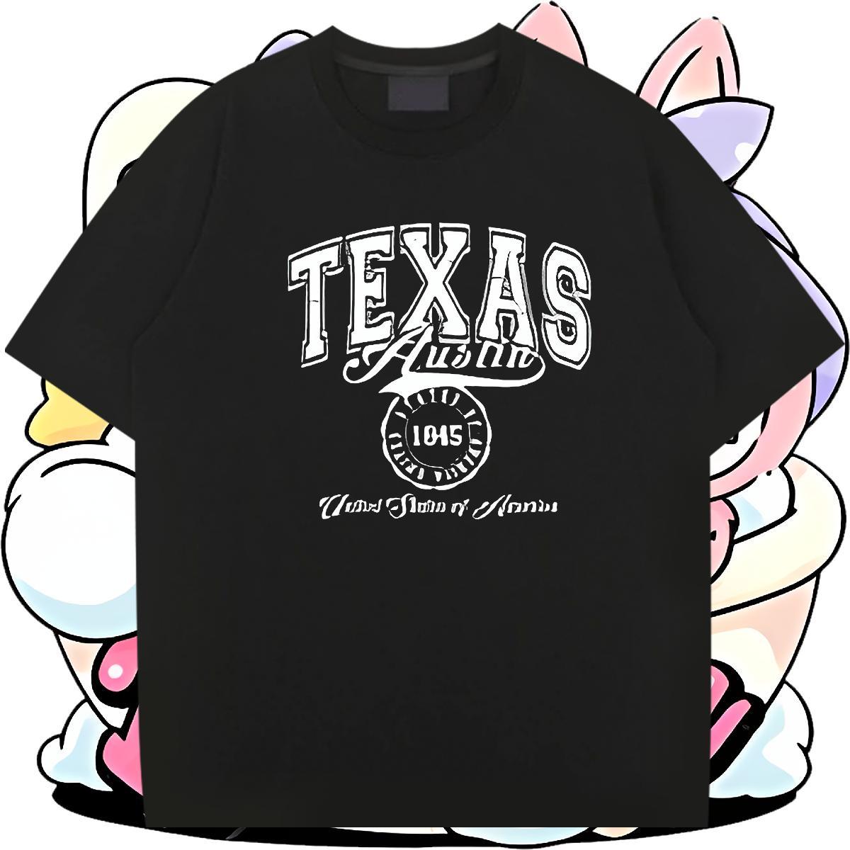 Cool Couples T Shirts 100% Cotton 230g Anime Printing Street letter Custom Printed Breathable Short Sleeve Designer Fashion Men T Shirts Tees