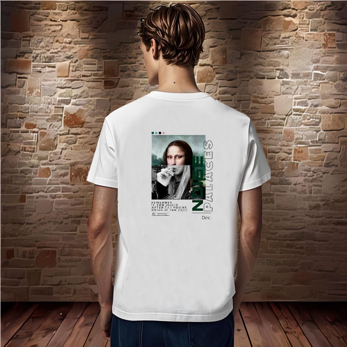 Fashion Designer T Shirts Men character Tops 100% Cotton 230g Spring Summer Brand Cartoon Printing L-4XL Round Neck Short Sleeve Men Clothes T-Shirt