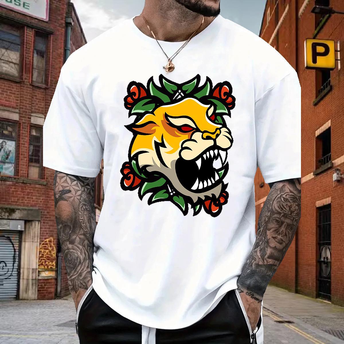 Wholesale Men Tshirts 230g 100% Cotton Men T Shirts Casual Beach Round Neck Short Sleeve White Plus Size 2024 New Clothes