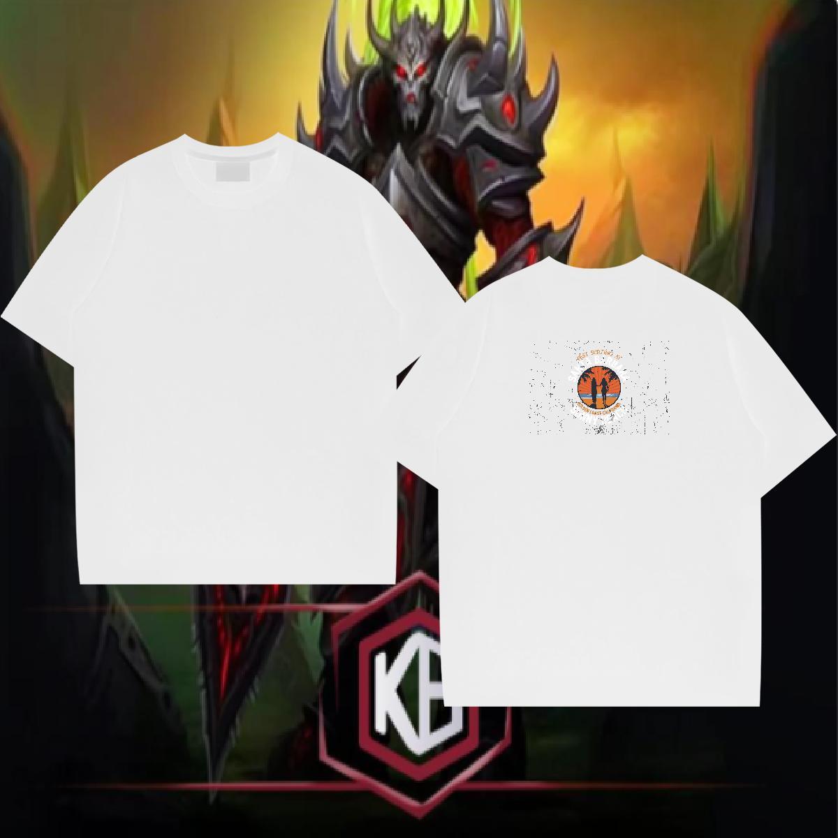 2024 DIY T-Shirts for Men 230g Pure Cotton tree Street wear Hip Hop Wear Breathable Short Sleeve Designer Men Tshirts Custom Printed