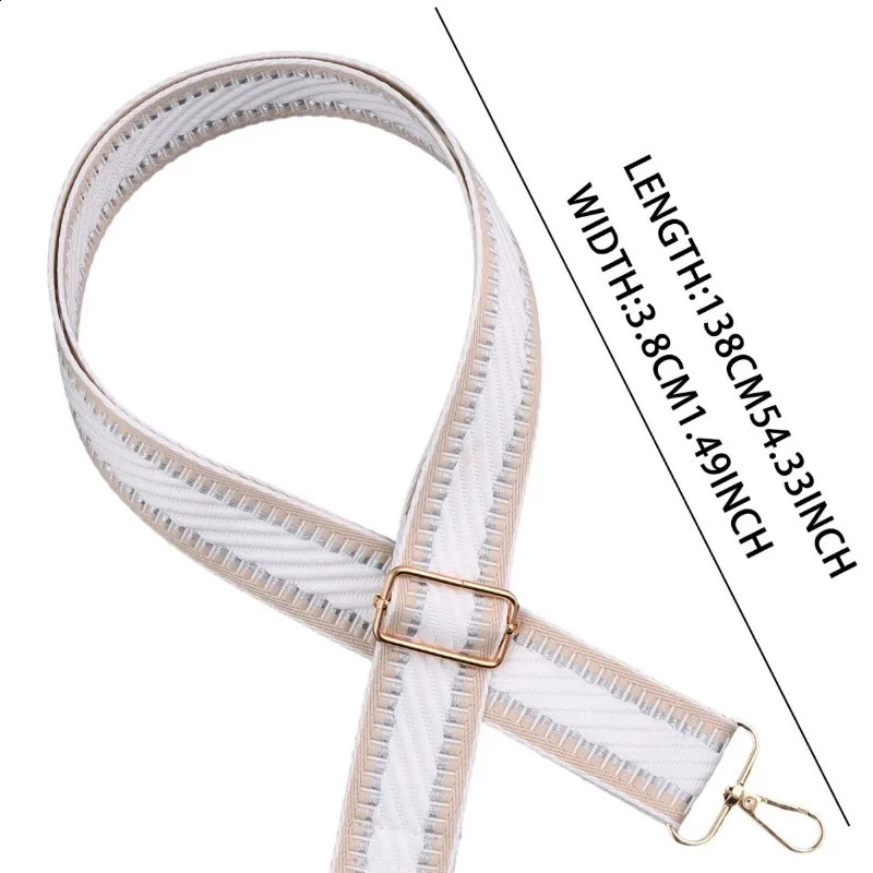 Adjustable Bag Strap Nylon Shoulder Womens Handles Crossbody Accessories Replacement Wide Belt 240805