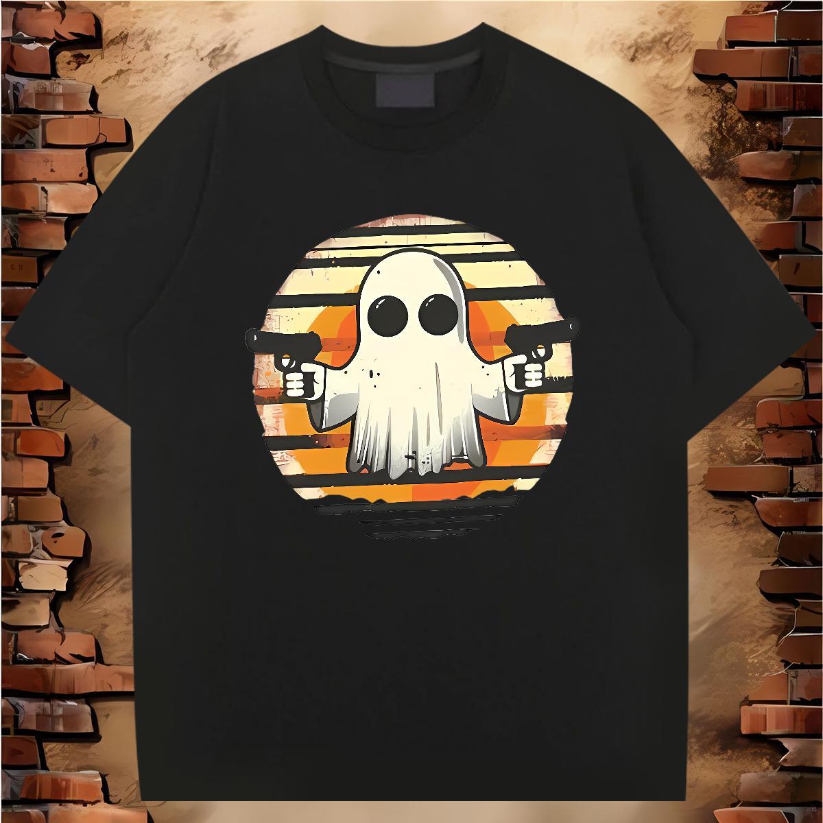 Fashion Designer Mens T Shirts 100% Cotton 230g little monsters Daily Outfit Clothes Crew Neck Breathable Loose Fit Mens Tshirts Cartoon Printing L-4X