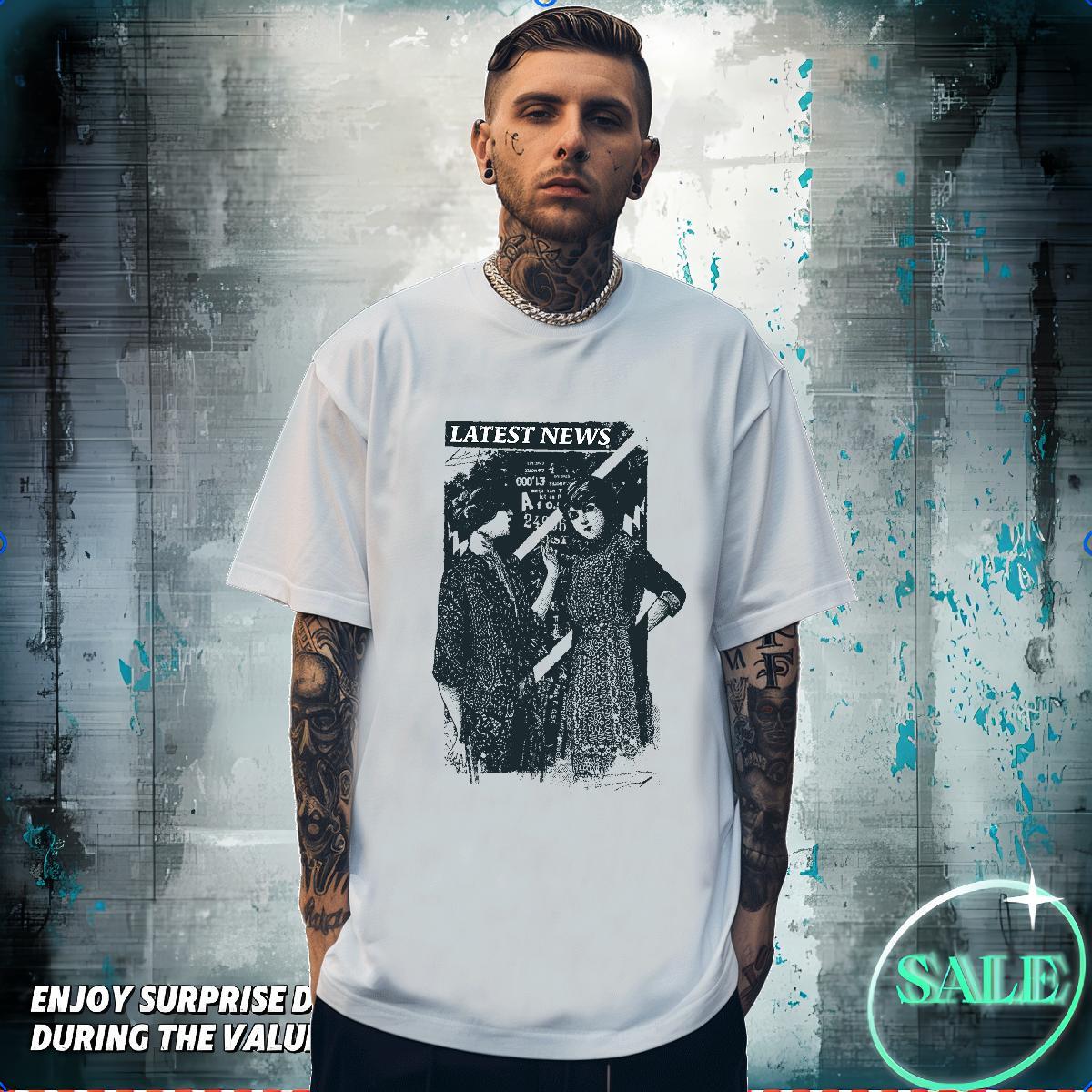 T-Shirts for Men 230g Pure Cotton character Outdoor Short Sleeve Soft Asian Size Tshirts Brand Comfortable Top Tees