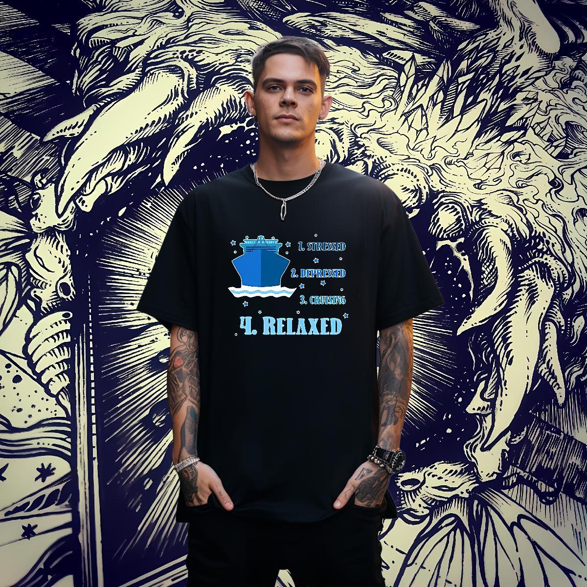 Designer Mens Tshirts 230g Pure Cotton Casual Daily Wear letter Anime Short Sleeve O-Neck Brand Mens T Shirts Tees Shirts