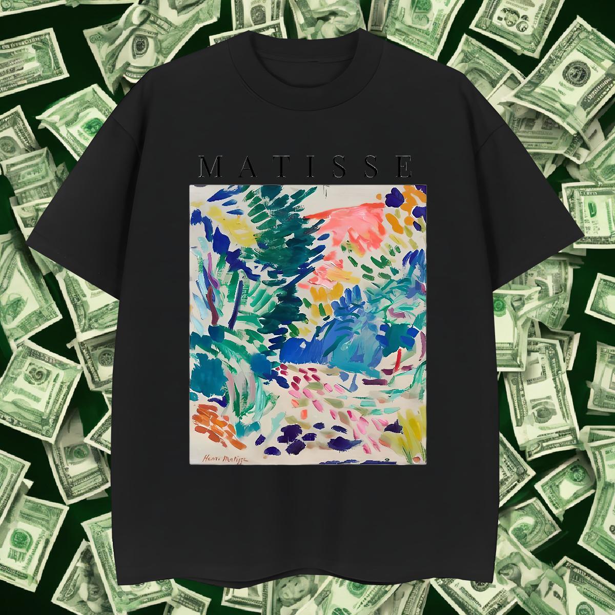 T-Shirts for Men 230g Pure Cotton painting Anime Printing Street Breathable DIY Logo Oversized Men Clothes T-Shirt Fashion Designer TOP Quality Wear