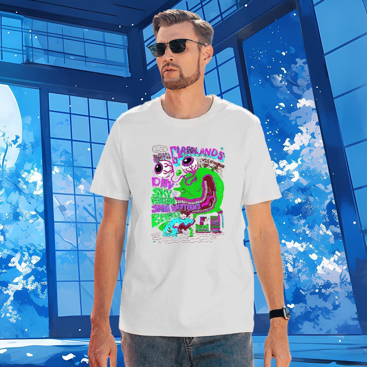 T Shirt For Man 230g Cotton icon Sport Breathable Soft Custom Cartoon Men Tops Tees Fashion Casual Unisex Wear