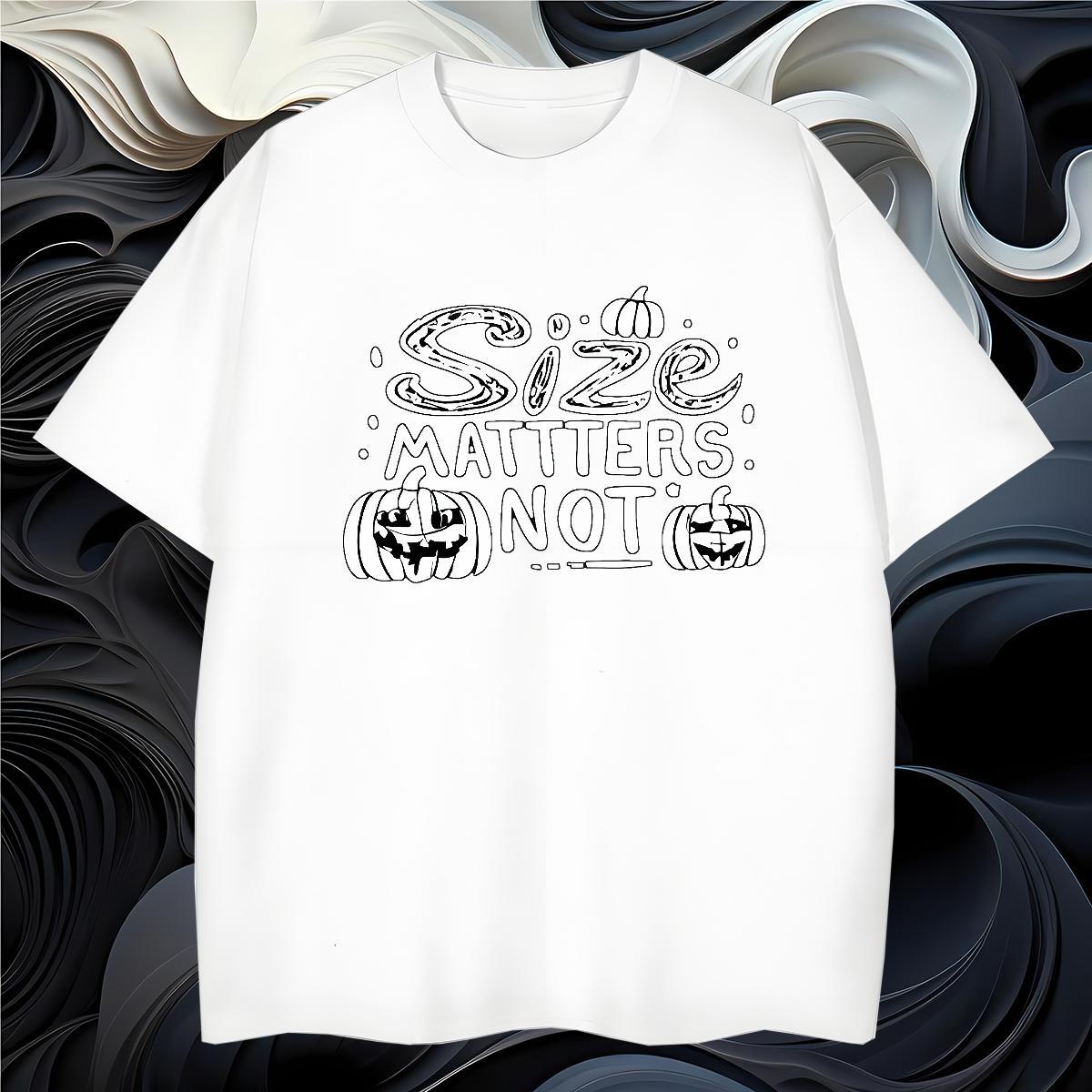 New Designer T shirt 230g Cotton pumpkin Daily Wear Top Tees Short Sleeve Soft Unisex Mens Tshirts Anime Print