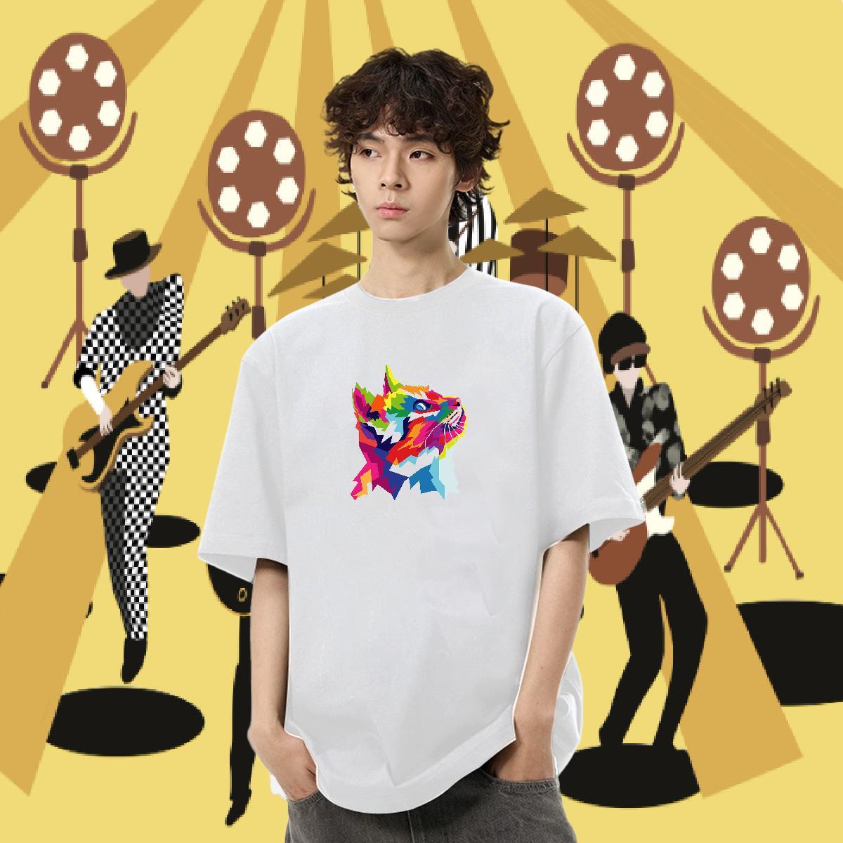 Customized T Shirt For Man 100% Cotton 230g cute Casual Tops Shirt O-Neck Short Sleeve TOP Quality Tshirts Oversized 3XL 4XL