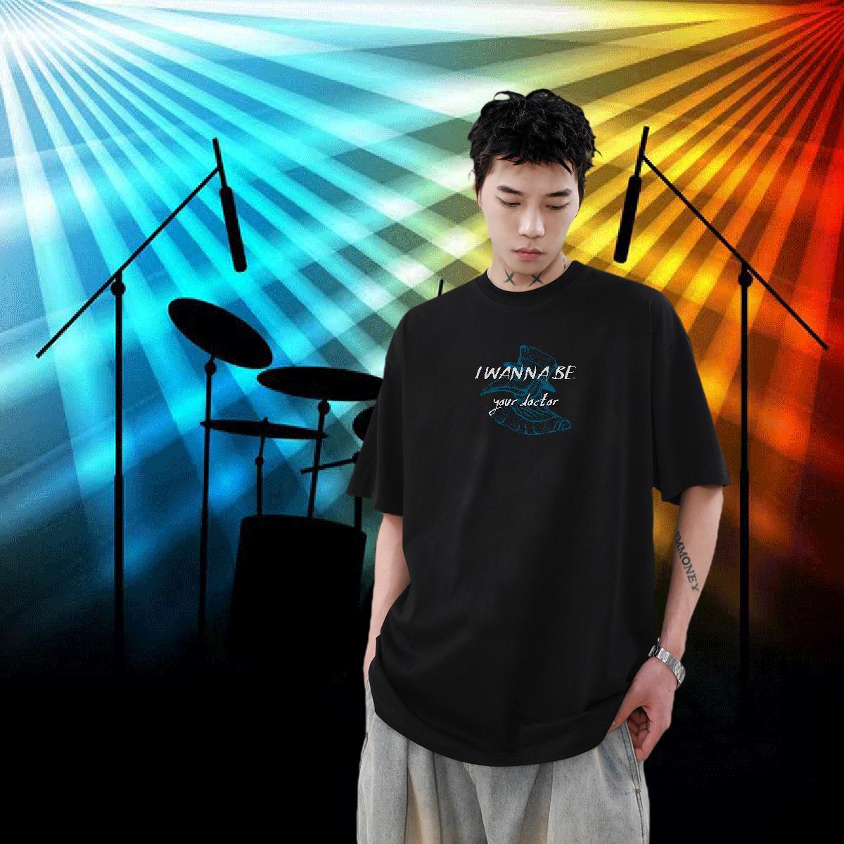 2024 Designer T Shirt For Man 230g 100% Cotton bird Street Tops Shirt Crew Neck Classic Tshirt for Man Woman Plus Size Cartoon