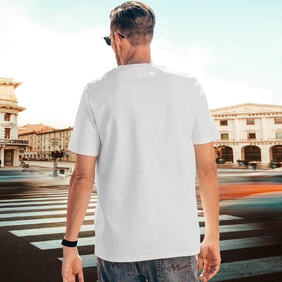 Soft Men T Shirts Christmas Pure Cotton Sports Casual Custom Printing 230g 100% Cotton Men Clothes T-Shirt Customized Top Tees