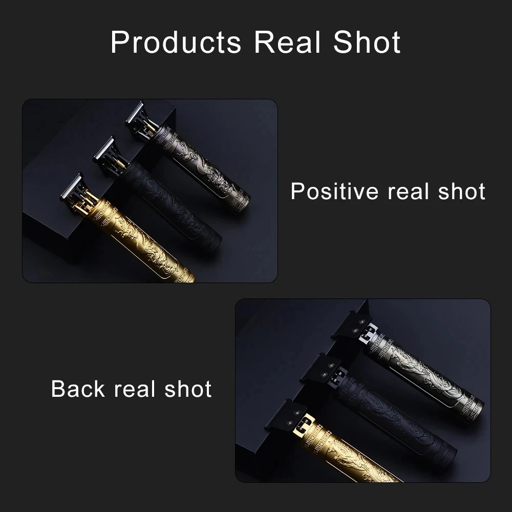 Professional Hair Trimmer Wireless Electric Hair Clipper Beard Shaver Men Hair Cutting Machine Barber For Men Haircut Style 240805