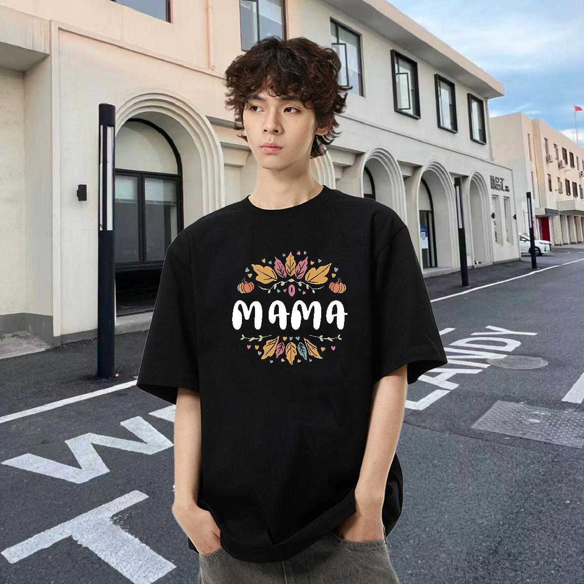 Designer Men Clothes T-Shirt 230g Cotton Anime Printing Street letter Cartoon Print Round Neck Short Sleeve Fashion Designer Mens T Shirts Tee Shirt
