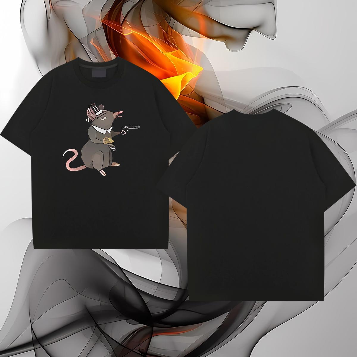 New Arrival T Shirts Men 230g Cotton mouse Beach Polos Breathable Crew Neck Free Shipping Mens Tshirts Graphic
