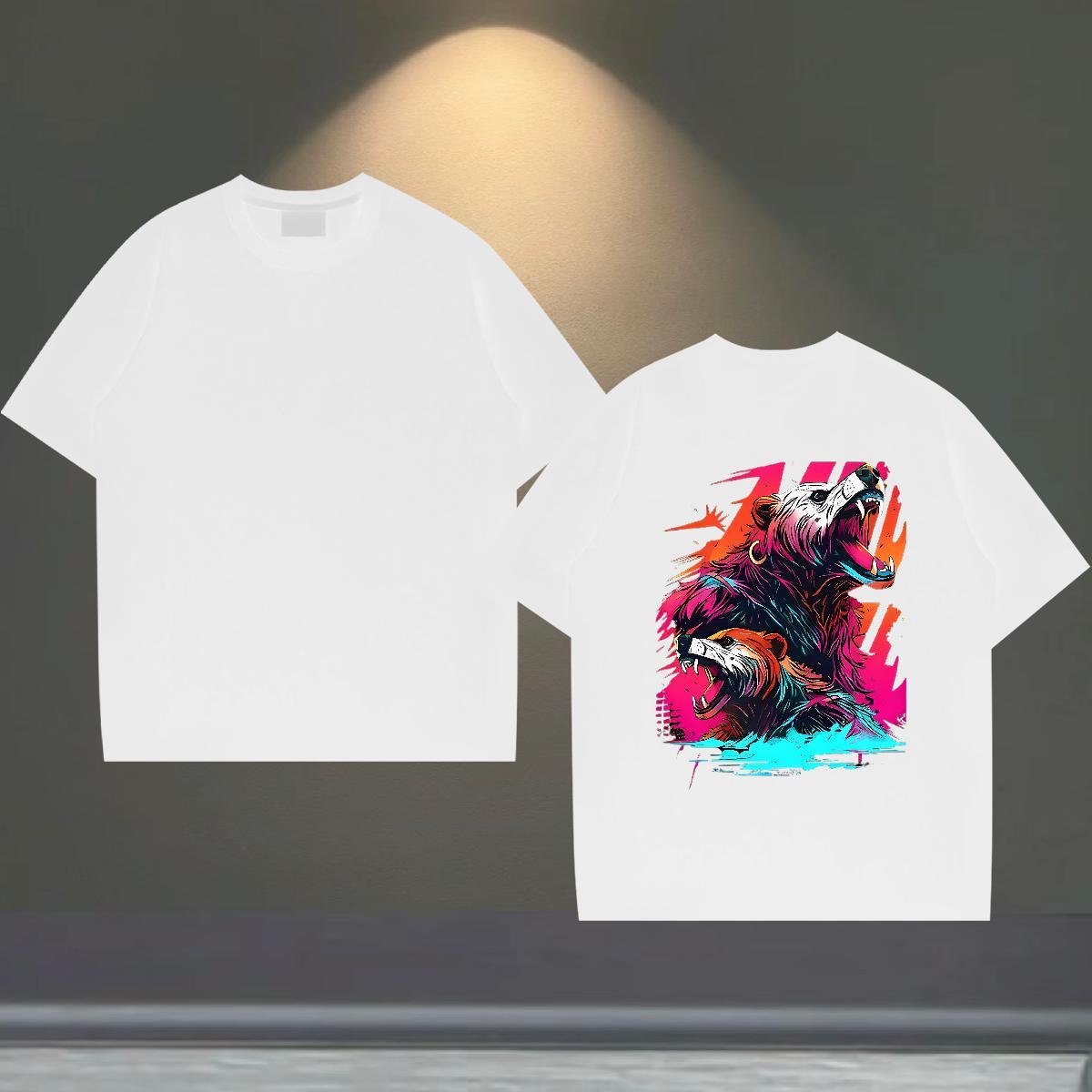 New Man T Shirts 100% Cotton 230g Hip Hop Street Tees Shirts Crew Neck Breathable Cool Design Tshirt for Man Woman Custom Print Plus Size