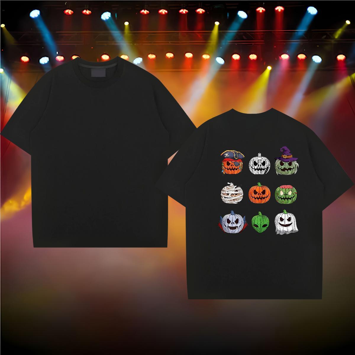 DIY T Shirt For Man 100% Cotton 230g pumpkin Street Clothes Short Sleeve Soft Popular Men Clothes T-Shirt Graphic