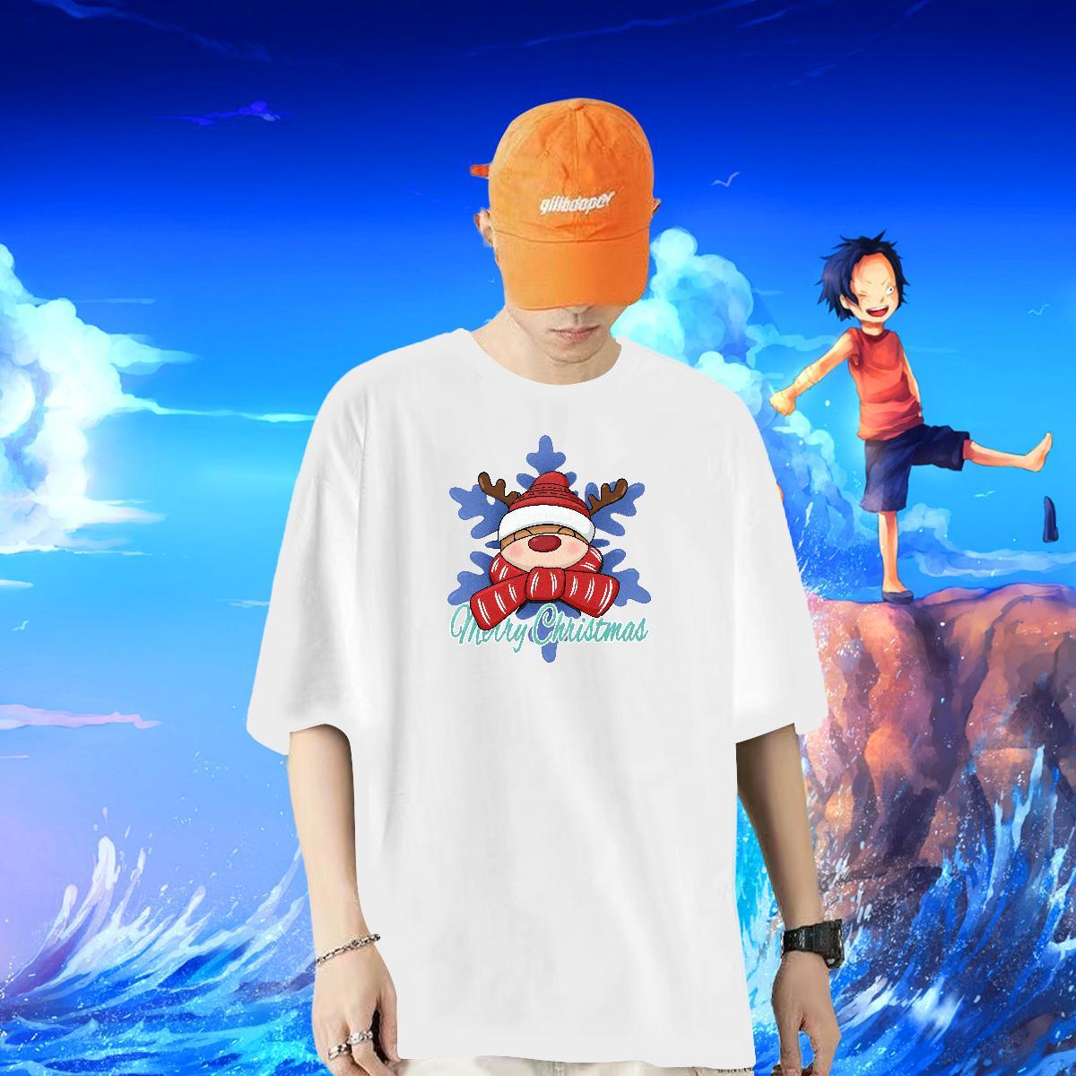 Brand Man T Shirts 230g 100% Cotton Christmas Casual Beach Tee Shirt Crew Neck Designer Men Tshirts Custom Print Oversized