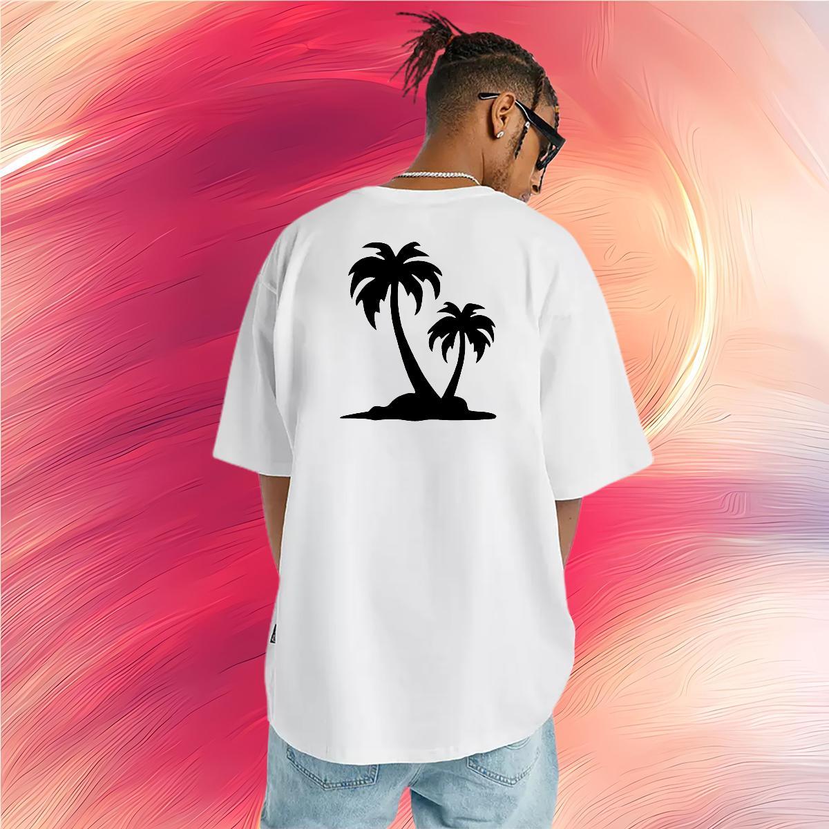 Fashion Design T Shirts Men 230g 100% Cotton tree Sport Clothes O Neck Short Sleeves Wholesale Tshirt for Man Woman Custom Printing