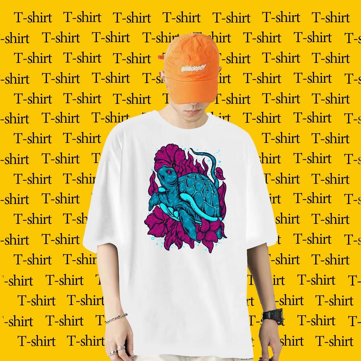 Fashion Designer T-Shirts for Men 230g Pure Cotton Street wear Hip Hop Tee Shirt Breathable Soft Wholesale Men Tshirts Skull