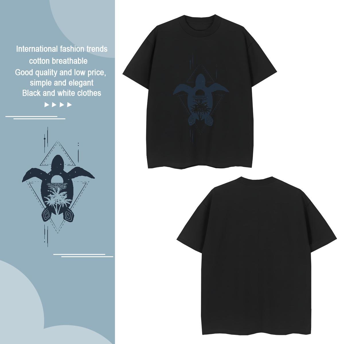 Classic Tshirt for Man Woman 230g 100% Cotton Man T Shirts Outdoor O Neck Short Sleeves Customized Print DIY Customized Tops Shirt