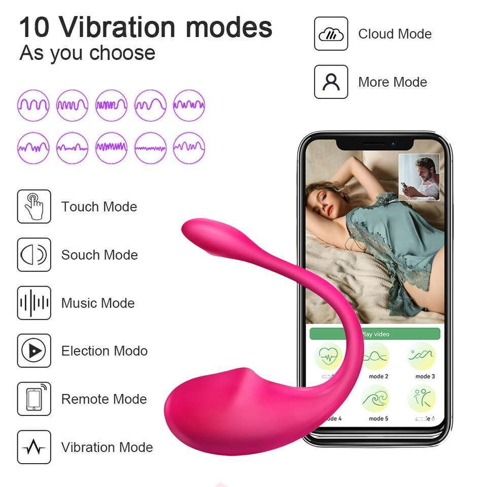 Hot-Selling APP wireless remote wearing small shark egg jumping vibrator application vibrator jumping egg