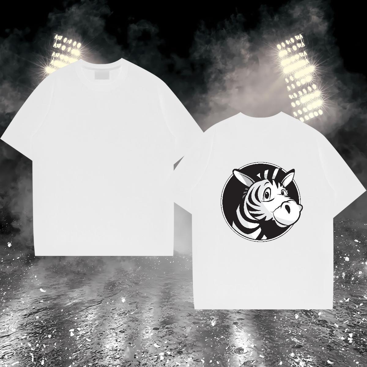 Free Shipping Men T Shirts 100% Cotton 230g horse Hip Hop Street Tops Shirt Breathable Short Sleeve High Quality Men Tees Anime
