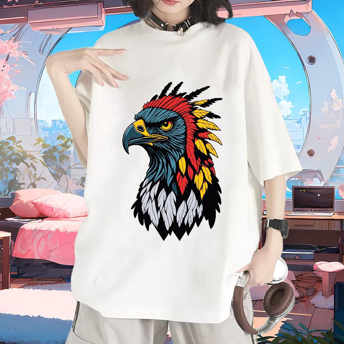 Loose T shirt Breathable Short Sleeve Tshirt for Man Woman Custom Print Oversized chicken Street Casual 230g Pure Cotton Brand Wear