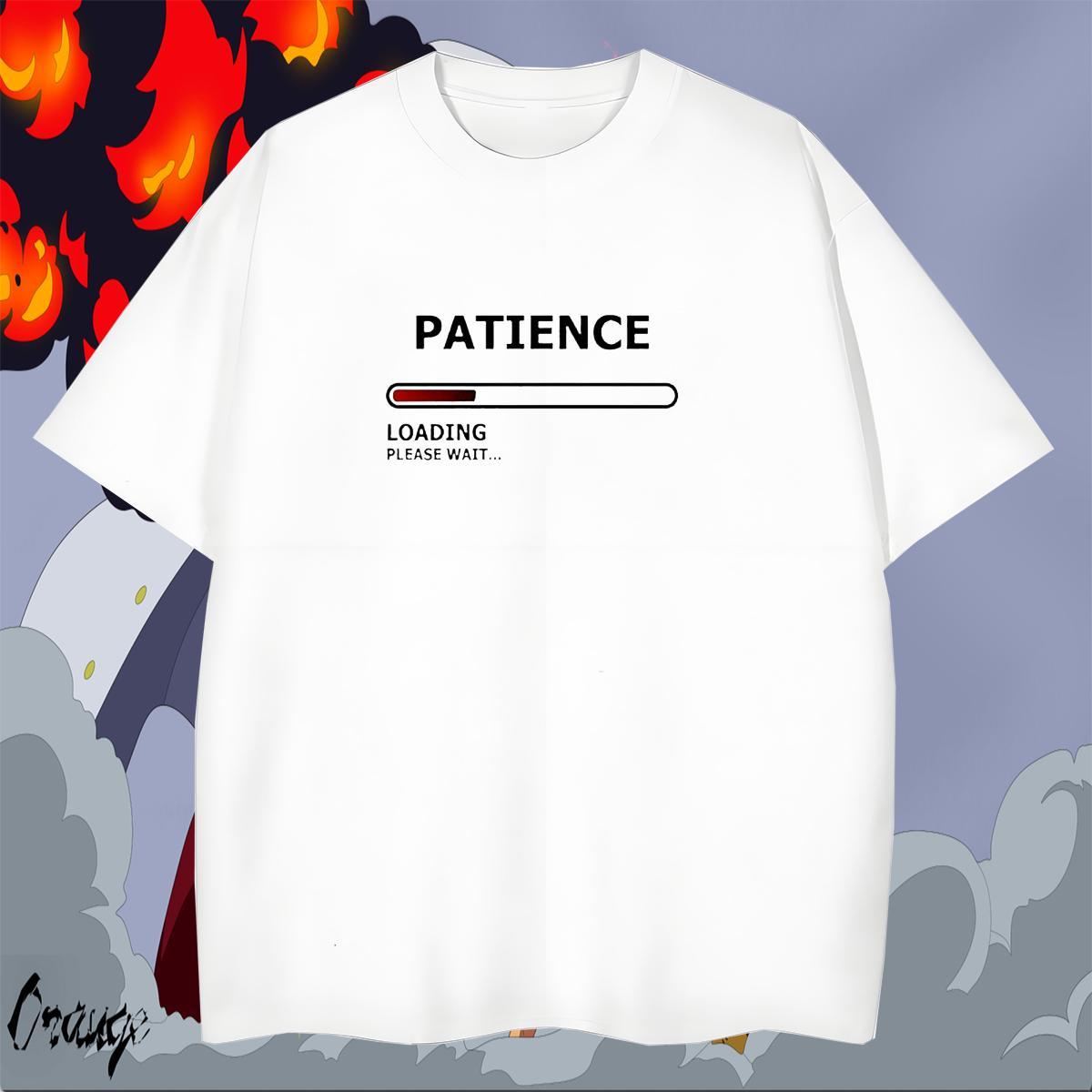 Loose Fit Men Tshirts 230g Pure Cotton Sport letter Custom Print Plus Size Round Neck Short Sleeve Fashion Design T Shirts Men Polos