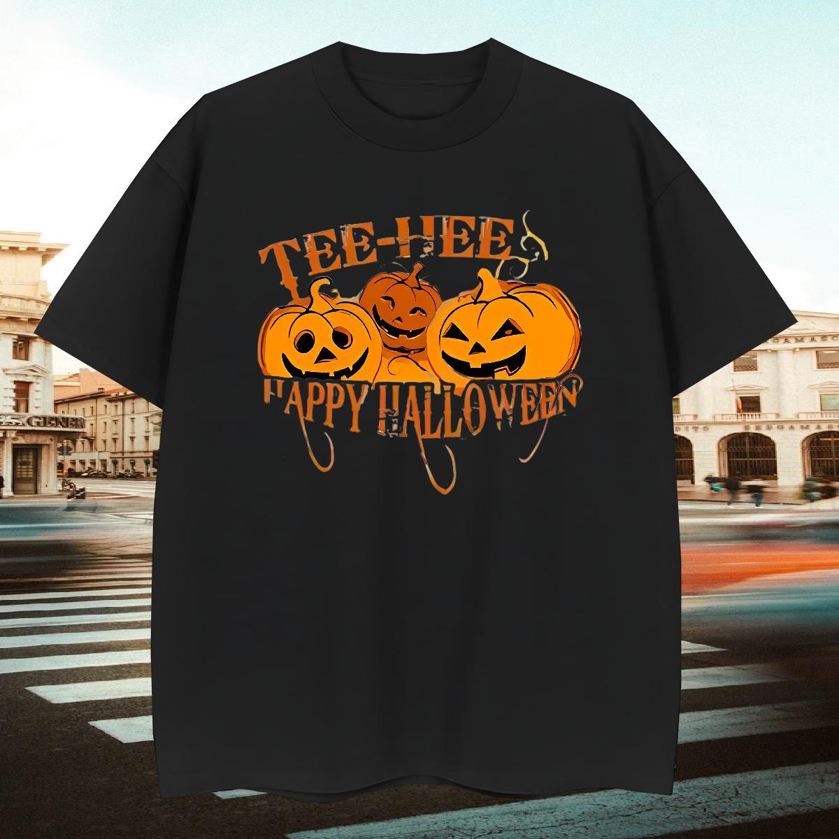 High Quality Men Tshirts 230g 100% Cotton halloween T Shirts Men Home Outdoor Crew Neck Breathable Custom Big Size Designer Polos