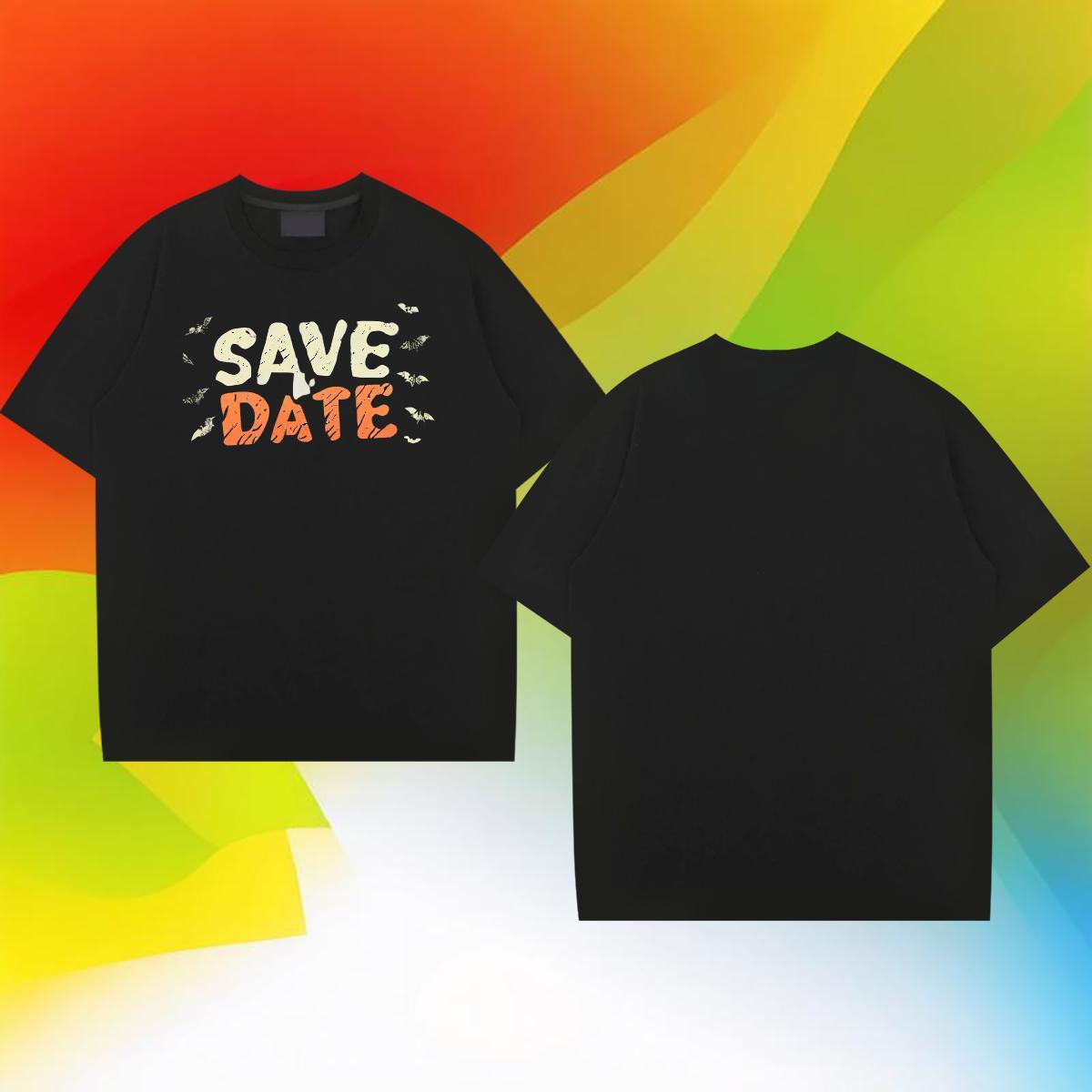 Designer Fashion T-Shirts for Men letter Wear 230g Cotton Beach Wholesale Black Oversized Pure Cotton Tshirt for Man Woman