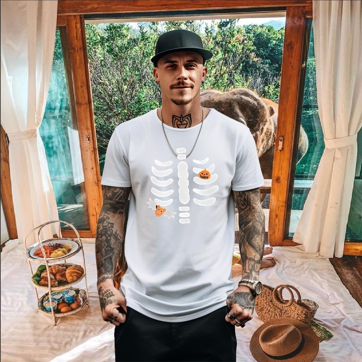 Free Shipping T Shirt For Man 100% Cotton 230g pumpkin Home Outdoor Tops Shirt Short Sleeve O-Neck Comfortable Tshirt for Man Woman Oversized