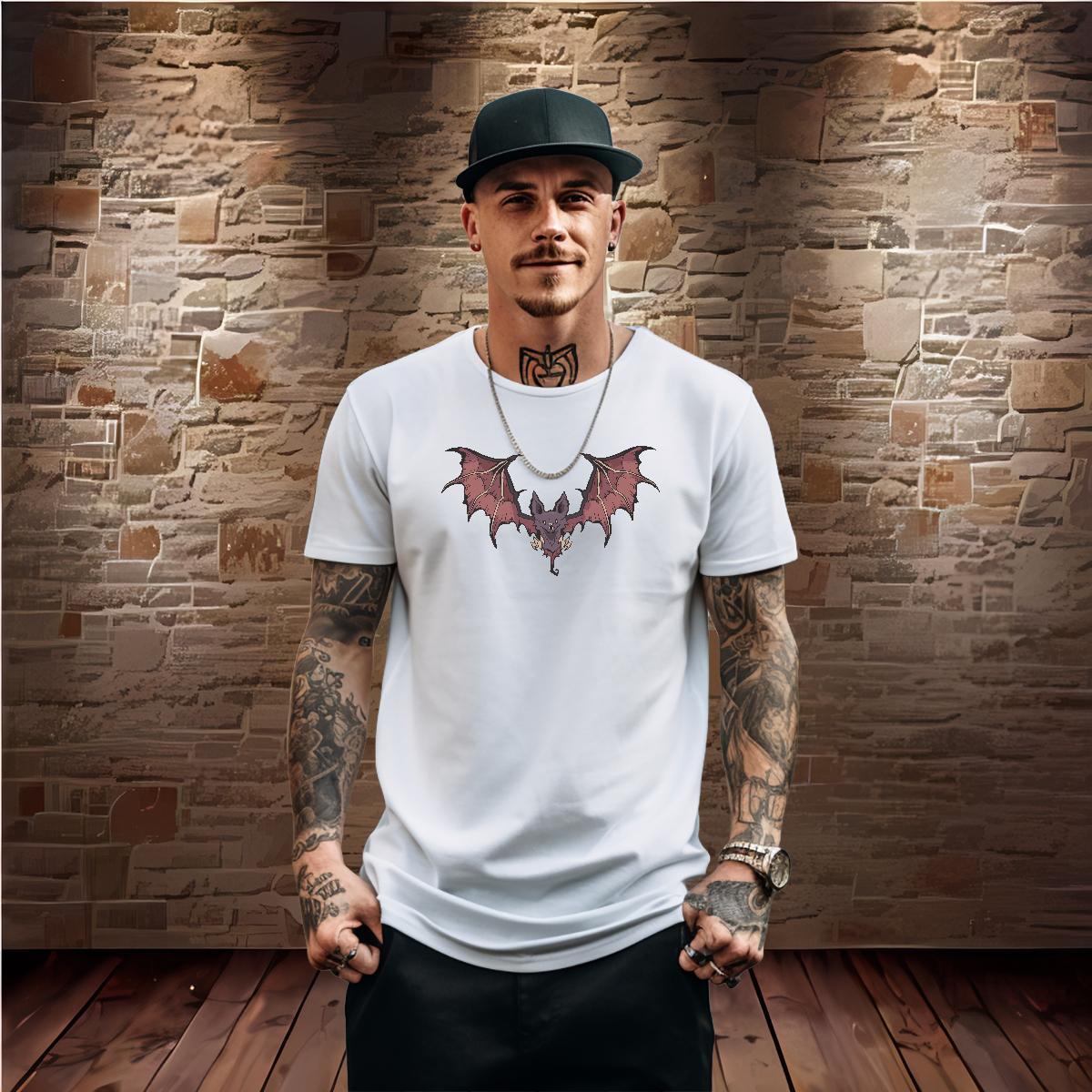 Fashion T shirt 230g Pure Cotton bat Outdoor Tops Breathable Brand Men Tops Tees Plus Size Custom