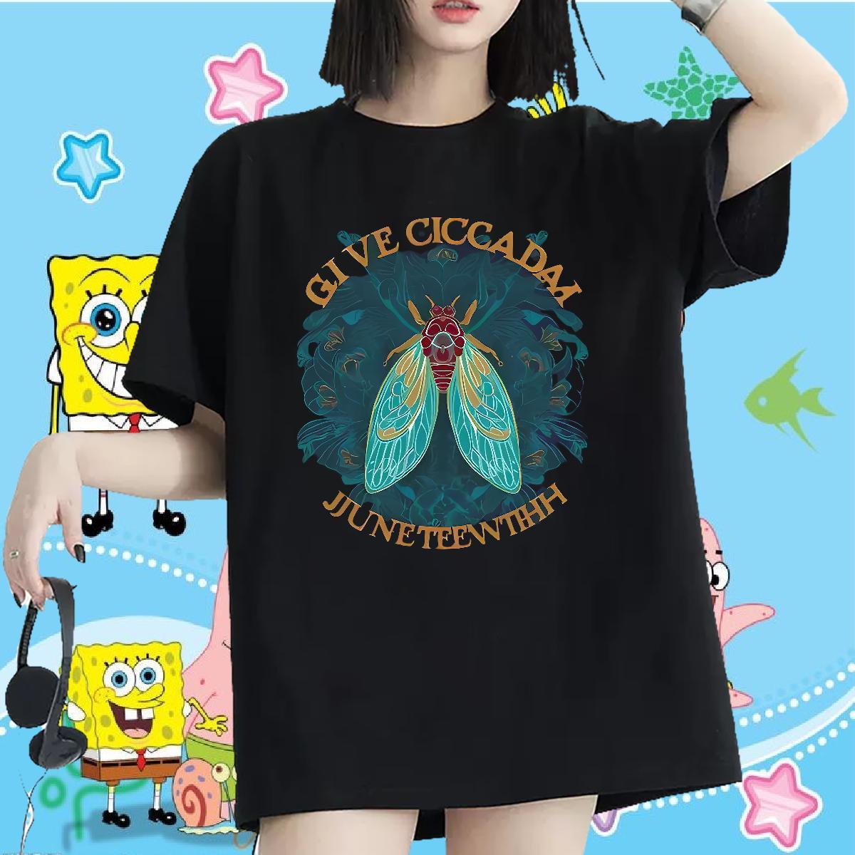 Nice T Shirts Women Crew Neck Lady T shirt Plus Size Custom Butterfly Beach 230g 100% Cotton 2024 Casual Tops Shirt