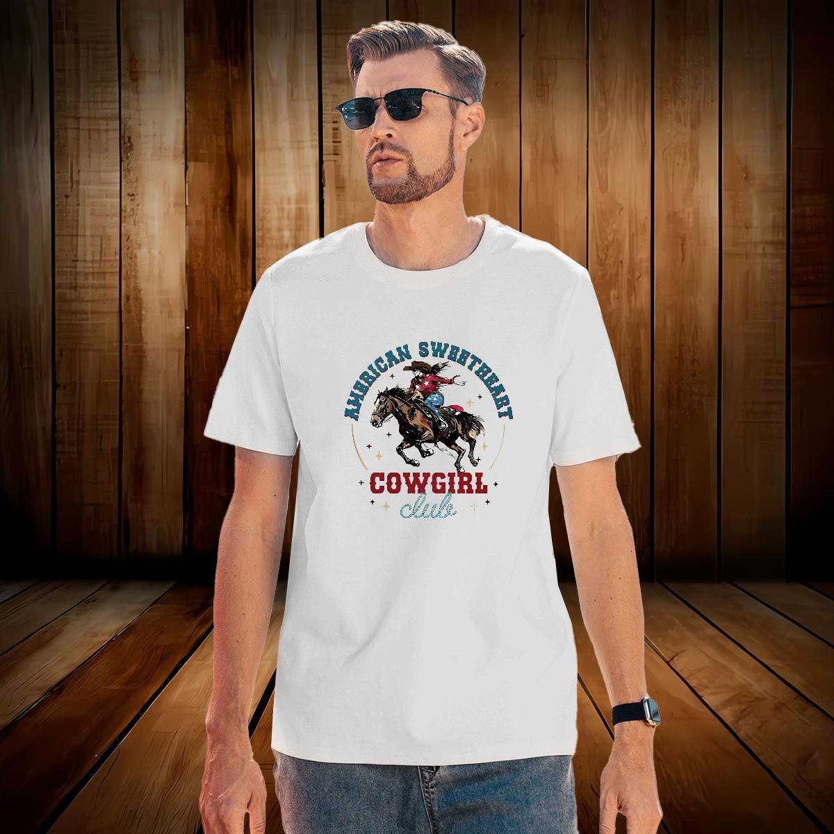 Wholesale Men Tshirts 230g Pure Cotton horse T Shirts Men Hip Hop Street Short Sleeve O-Neck White Plus Size Classic Polos