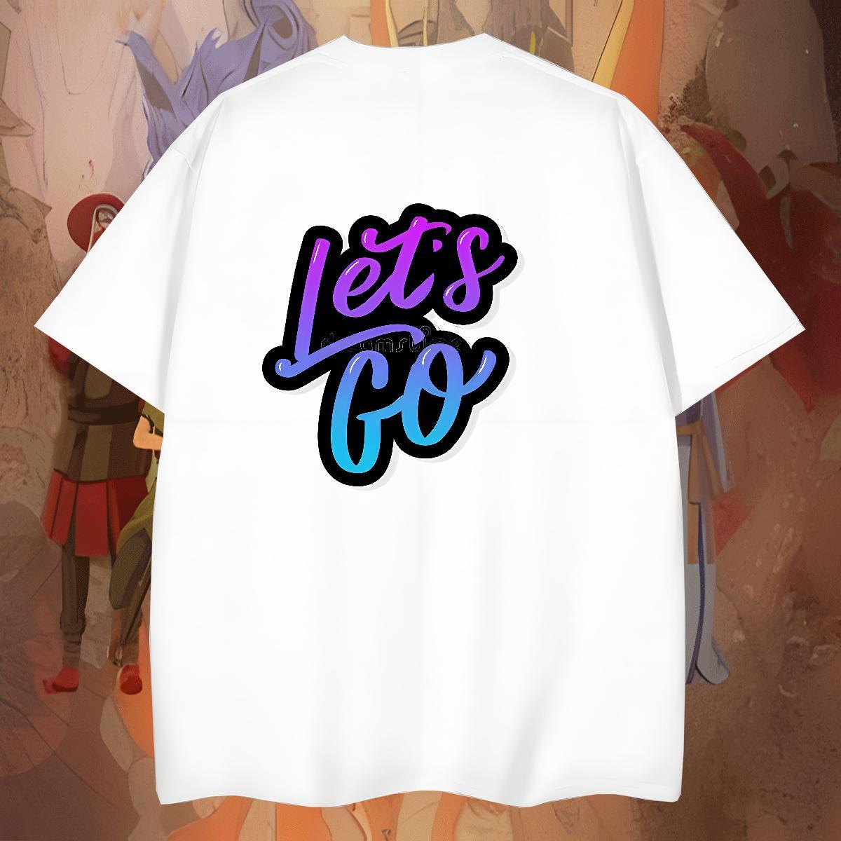 Unisex Tshirt for Man Woman 230g Pure Cotton Sports Casual letter Cartoon Printing L-4XL Short Sleeve Soft Fashion Men T Shirts Clothings