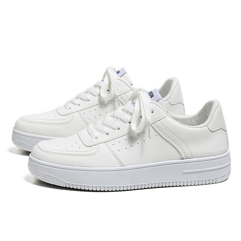 Cricket men in spring 2024, new breathable sports and leisure mesh for teenagers, versatile solid color white men's shoes
